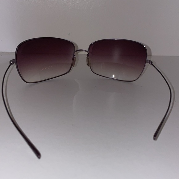 Oliver Peoples Papillon W Antique Gold Frame Brown Lens Sunglasses - Picture 6 of 8